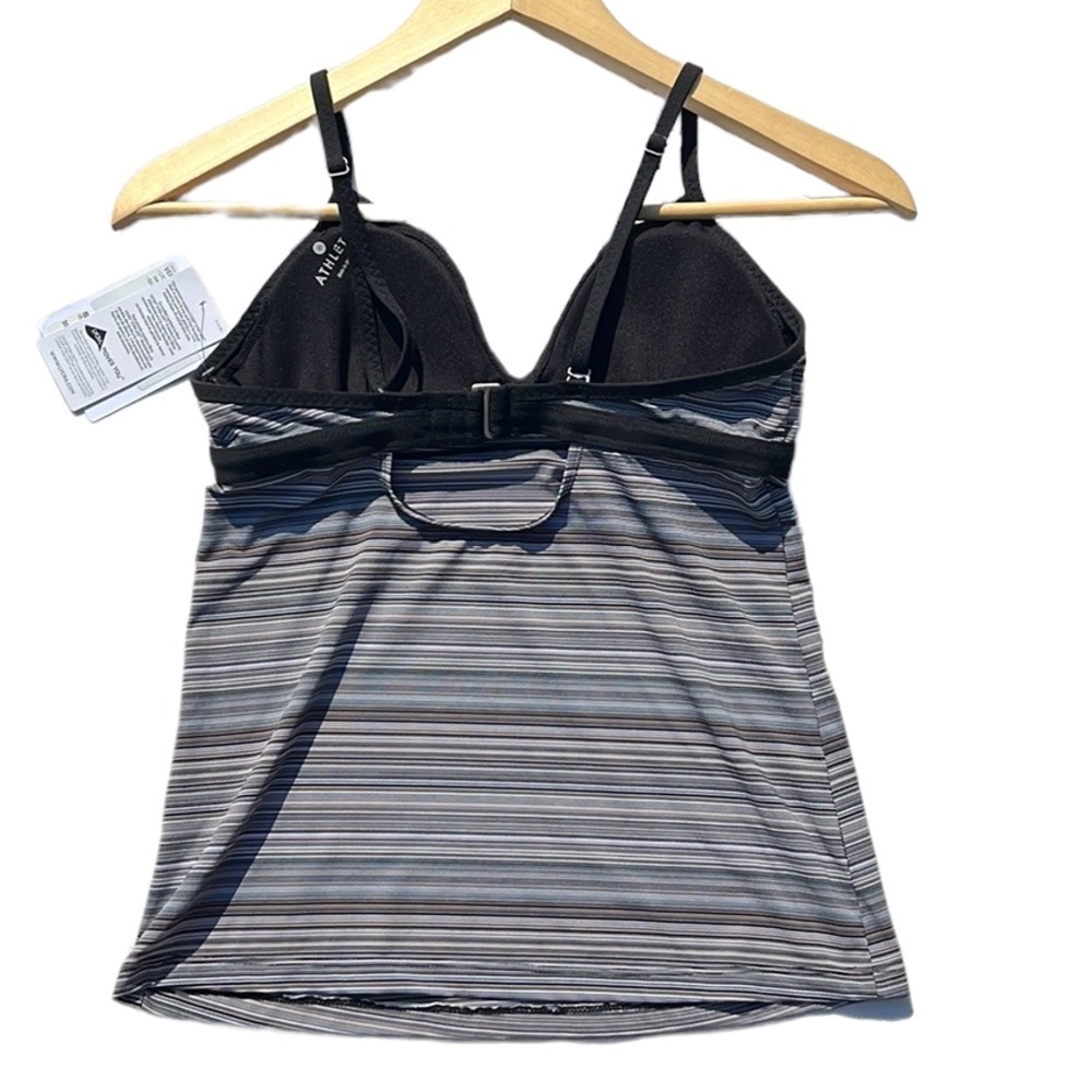 Athleta Veracruz Stripe Striped Tankini Swim Top SIze Small New - Picture 10 of 10